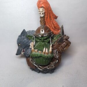Forge World Citadel Painted Orc Warlord Bust Mail Order Games Workshop READ